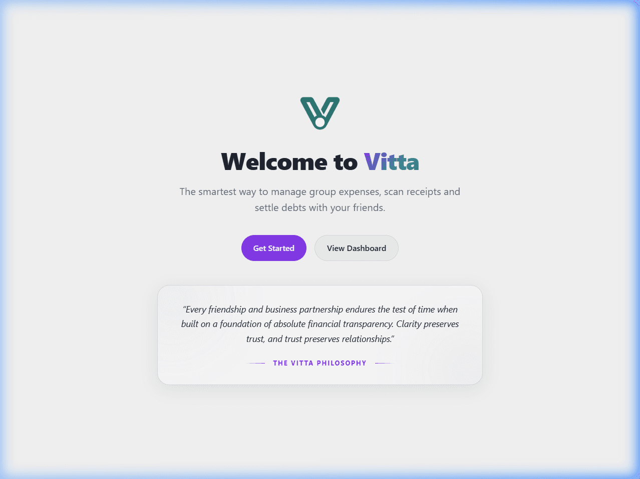 Vitta: Fintech Expense Hub